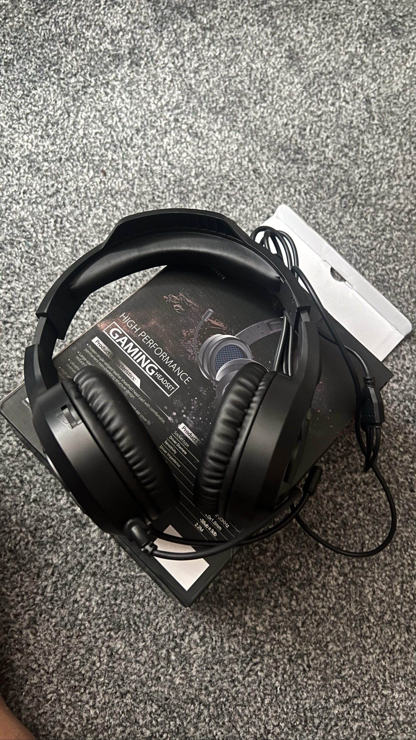 Douglas Coster Black High Performance Gaming Headset USB image 4