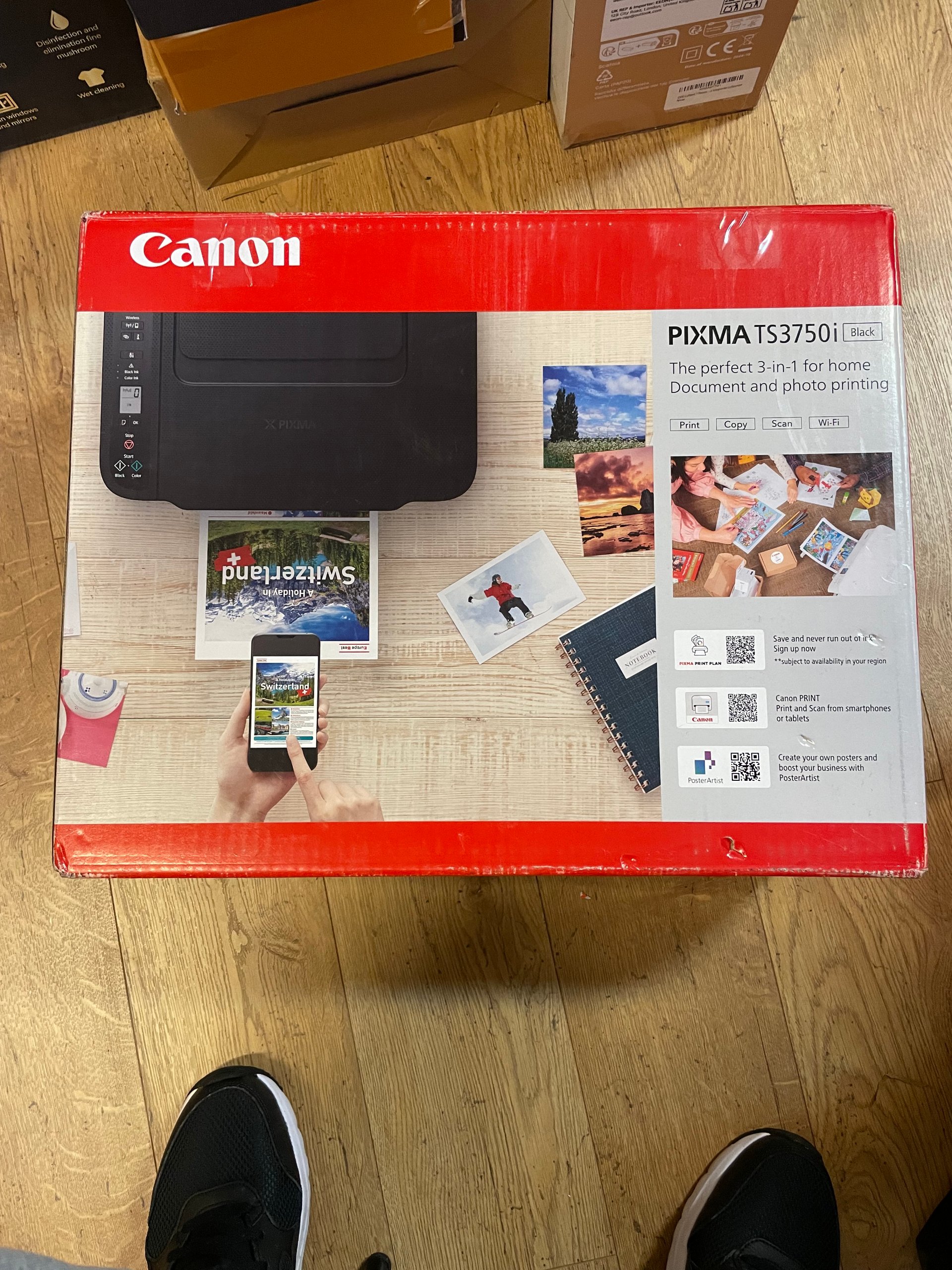 Canon PIXMA TS3750i All-in-One Inkjetprinter (Printen, Scannen, Kopiëren) – WiFi (Nieuw in Doos)