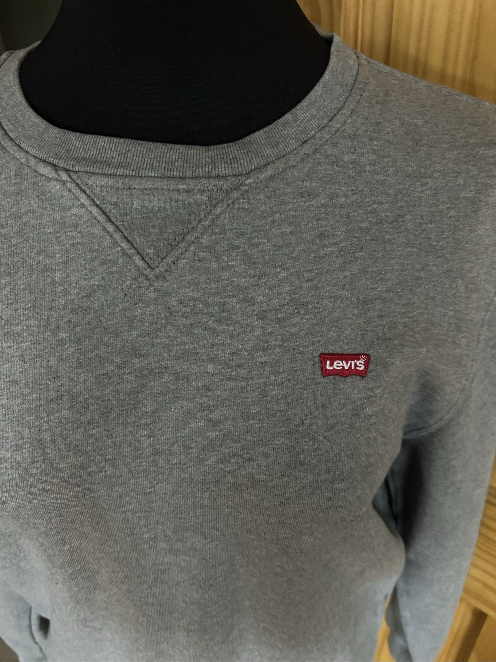 Levi's Grey Cotton Sweatshirt Small image 2