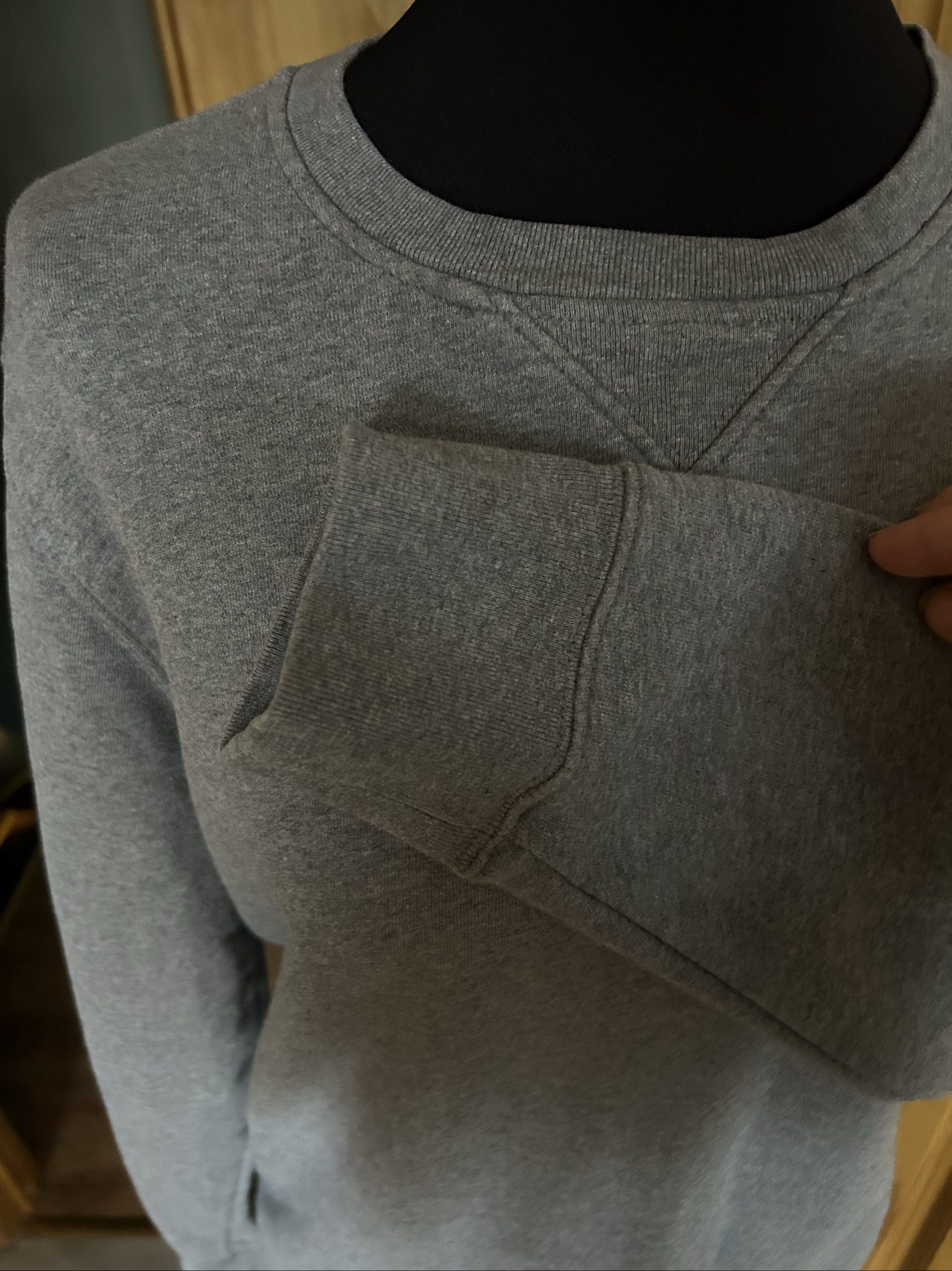 Levi's Grey Cotton Sweatshirt Small image 3
