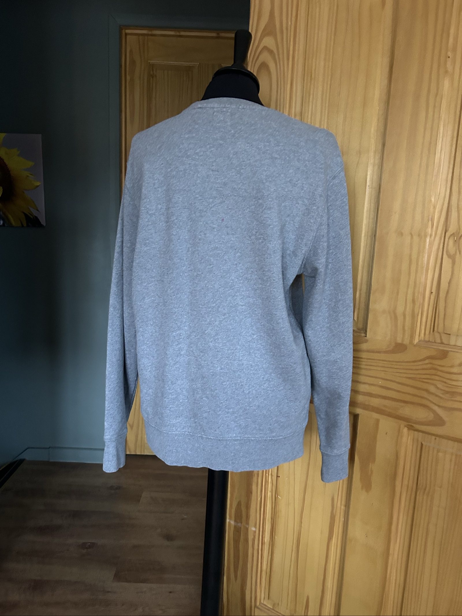 Levi's Grey Cotton Sweatshirt Small image 4
