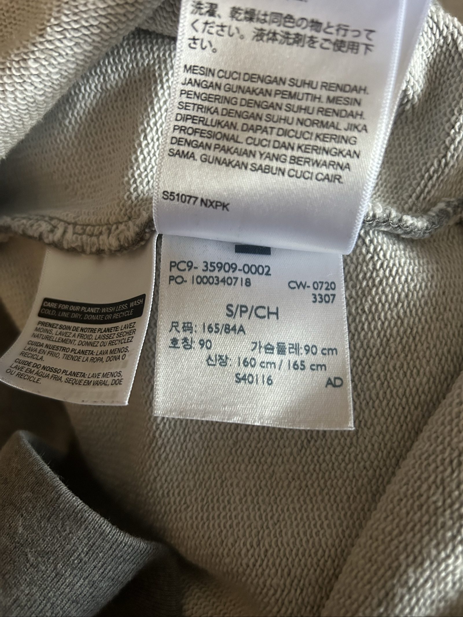 Levi's Grey Cotton Sweatshirt Small image 8