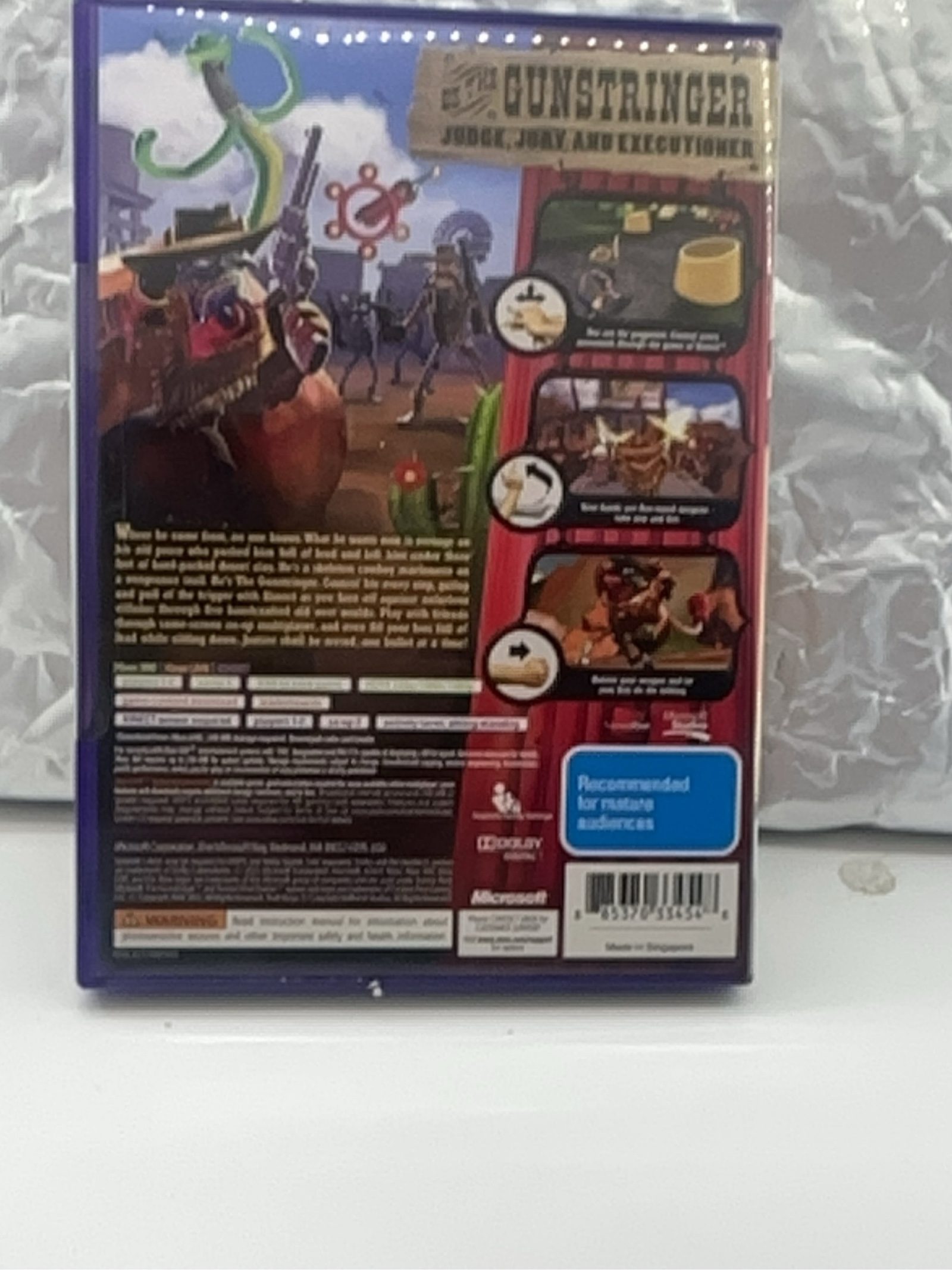 Xbox 360 The Gunstringer Kinect Game Very Good Condition image 3