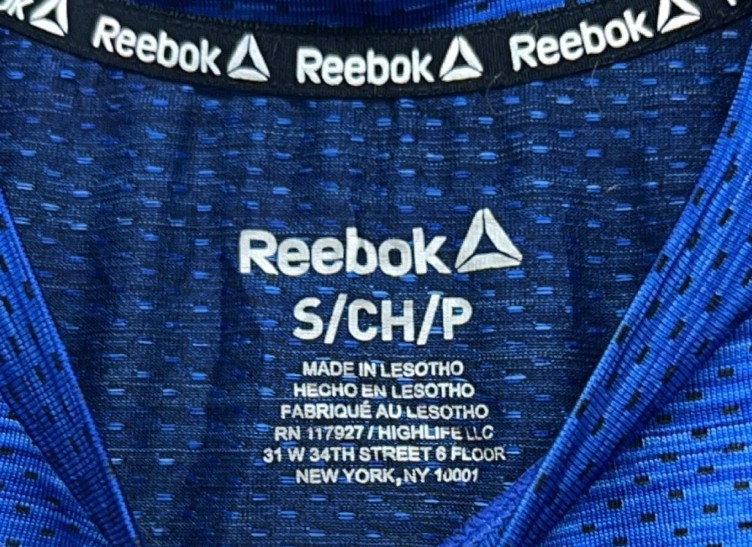 Reebok Blue Marl Athletic Training T-Shirt – Small image 4