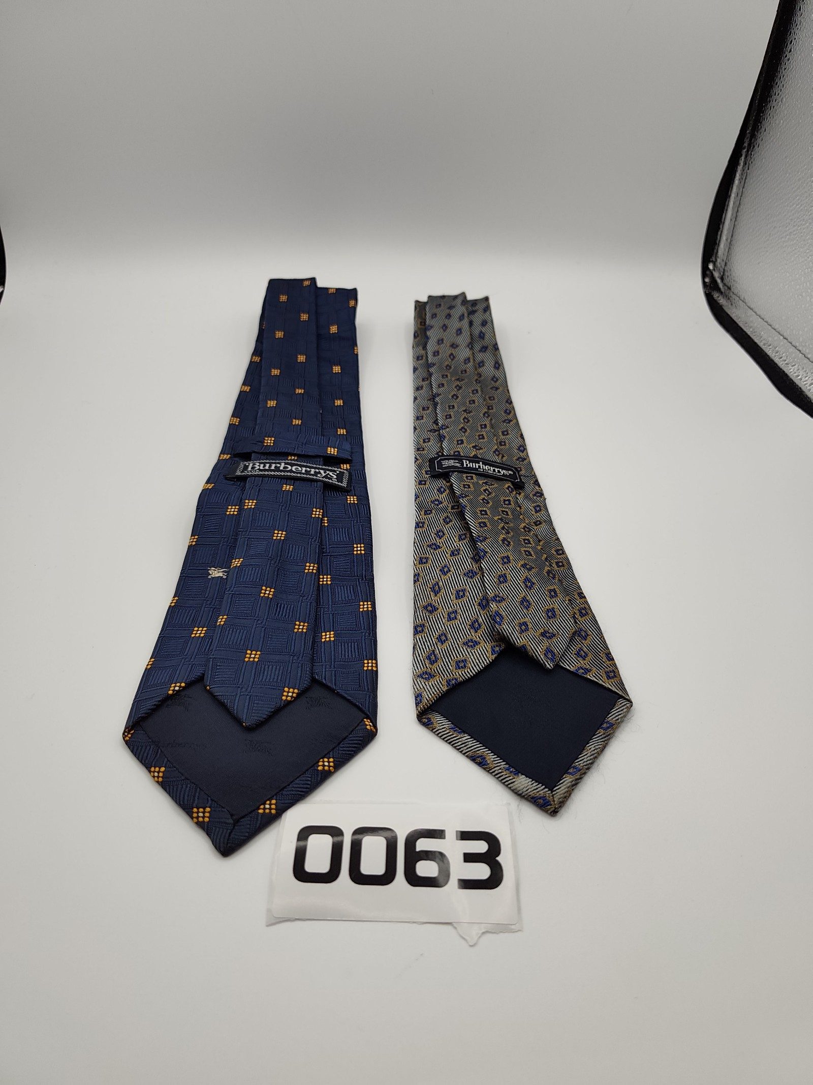 Burberry Multi-Coloured Silk Men's Tie Set of 2