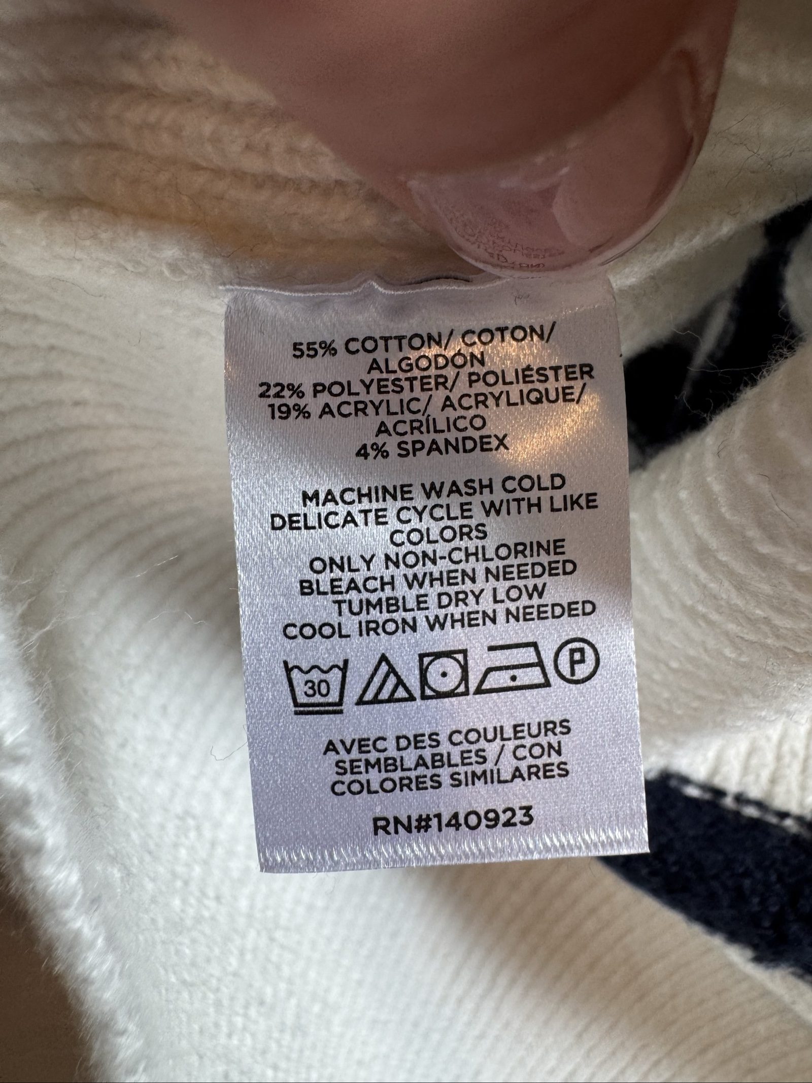 Draft Women's LOFT Sweater - Black and White Stripes - Medium image 6