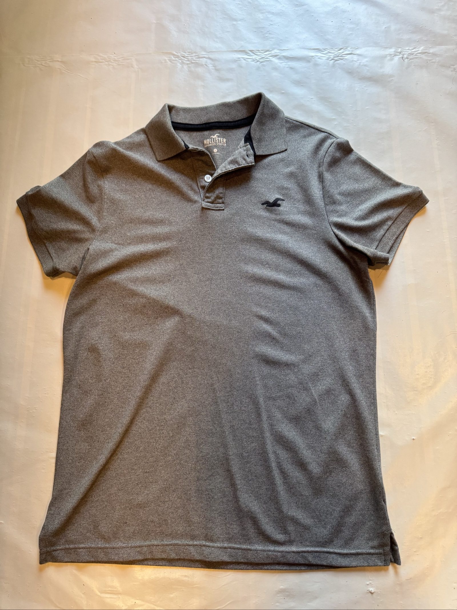 Draft READY Men’s Hollister Polo Shirt - Gray - Large