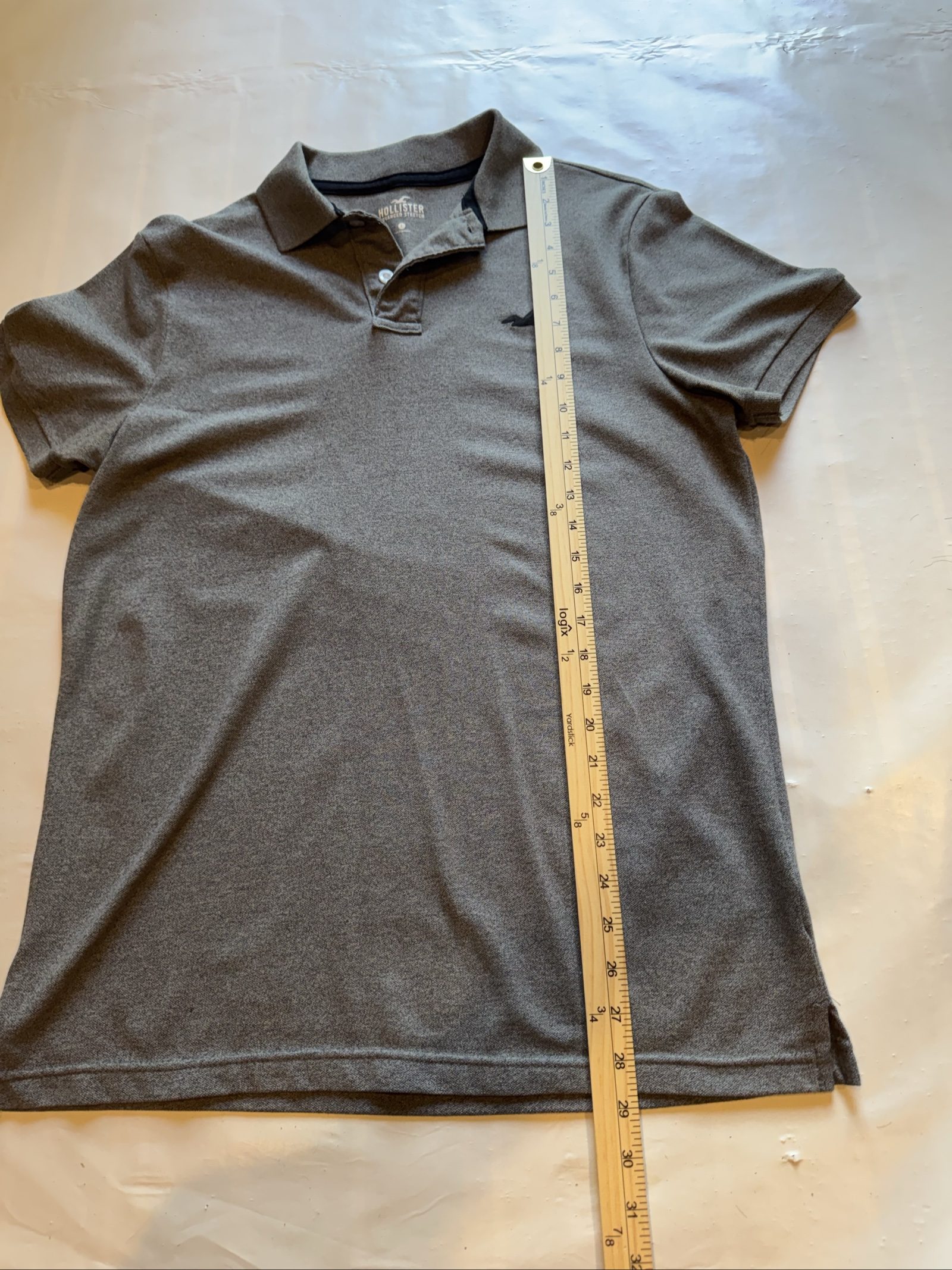 Draft READY Men’s Hollister Polo Shirt - Gray - Large image 4