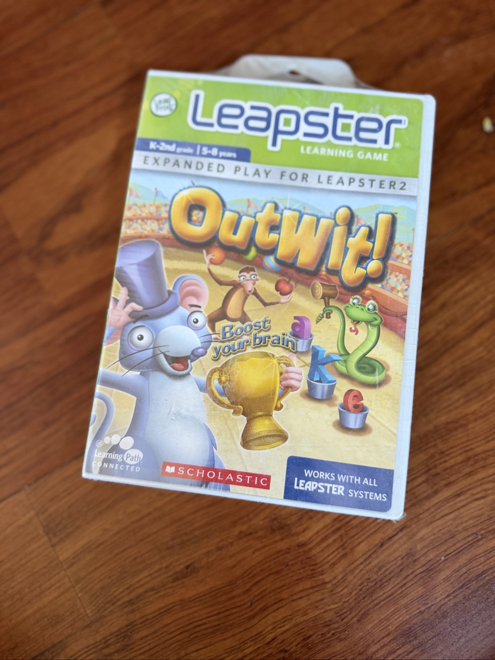 Scholastic Leapster Outwit! Learning Game Ages 5-8
