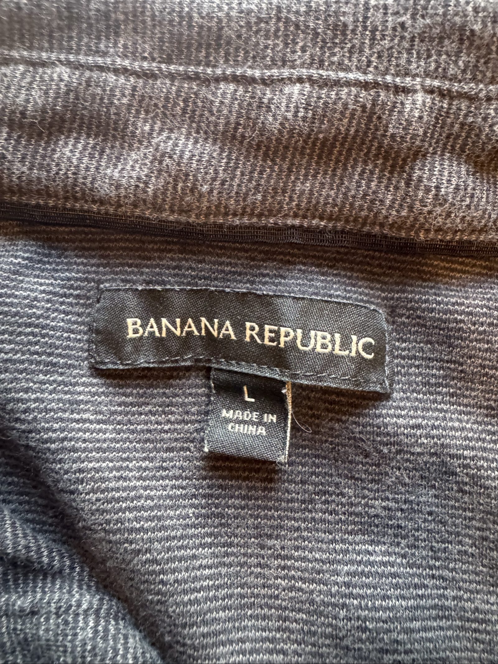 Draft READY Men’s Banana Republic Polo - Gray - Large image 6
