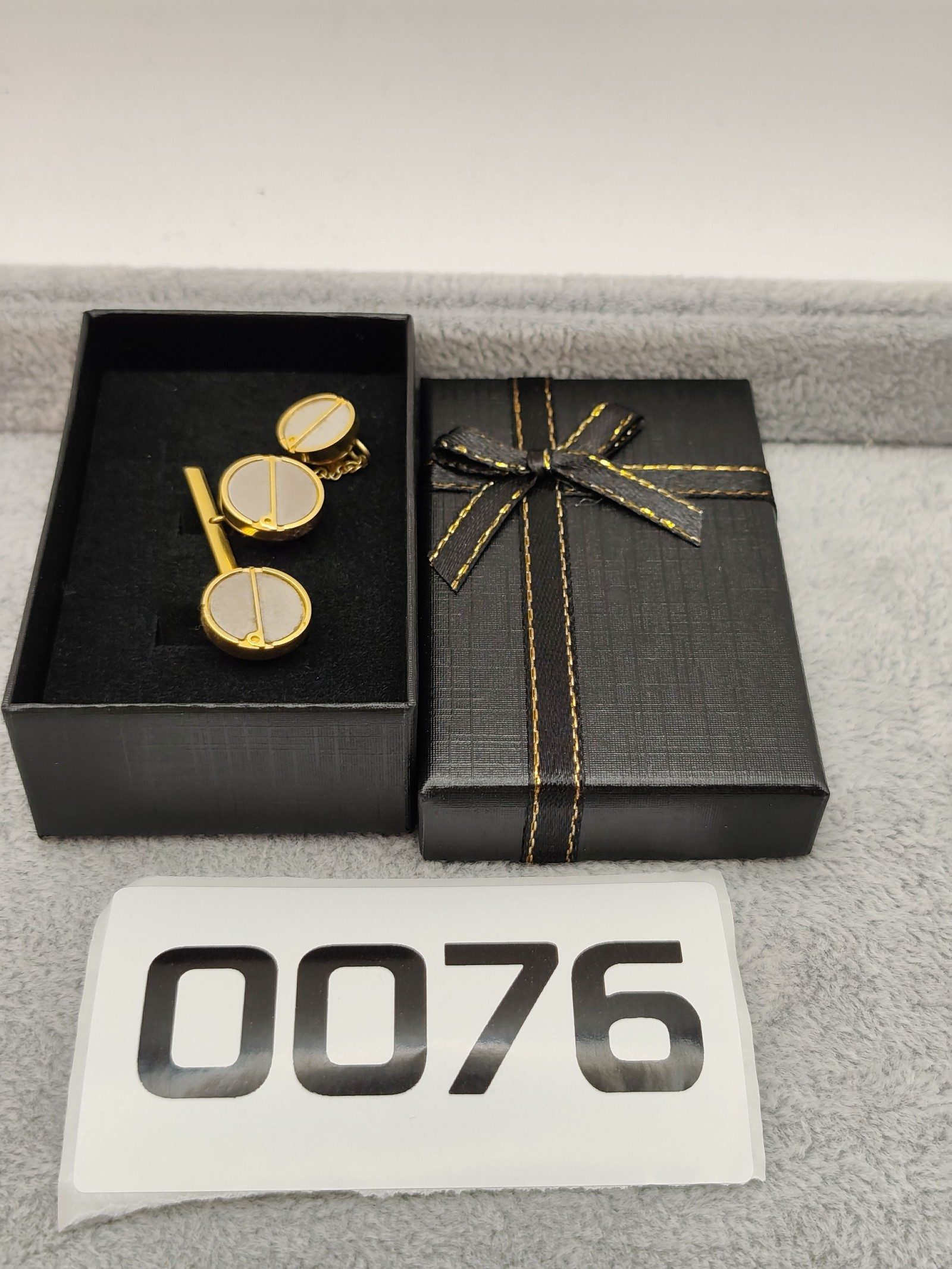 Dunhill Gold & Silver tone Round Cufflinks