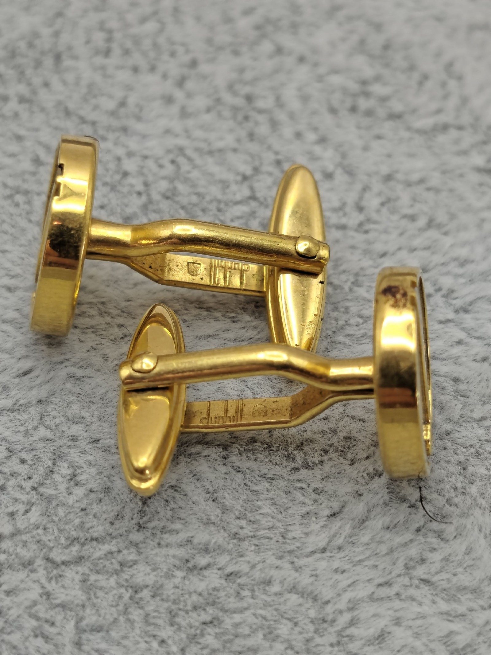 Dunhill Gold & Silver tone Round Cufflinks image 3