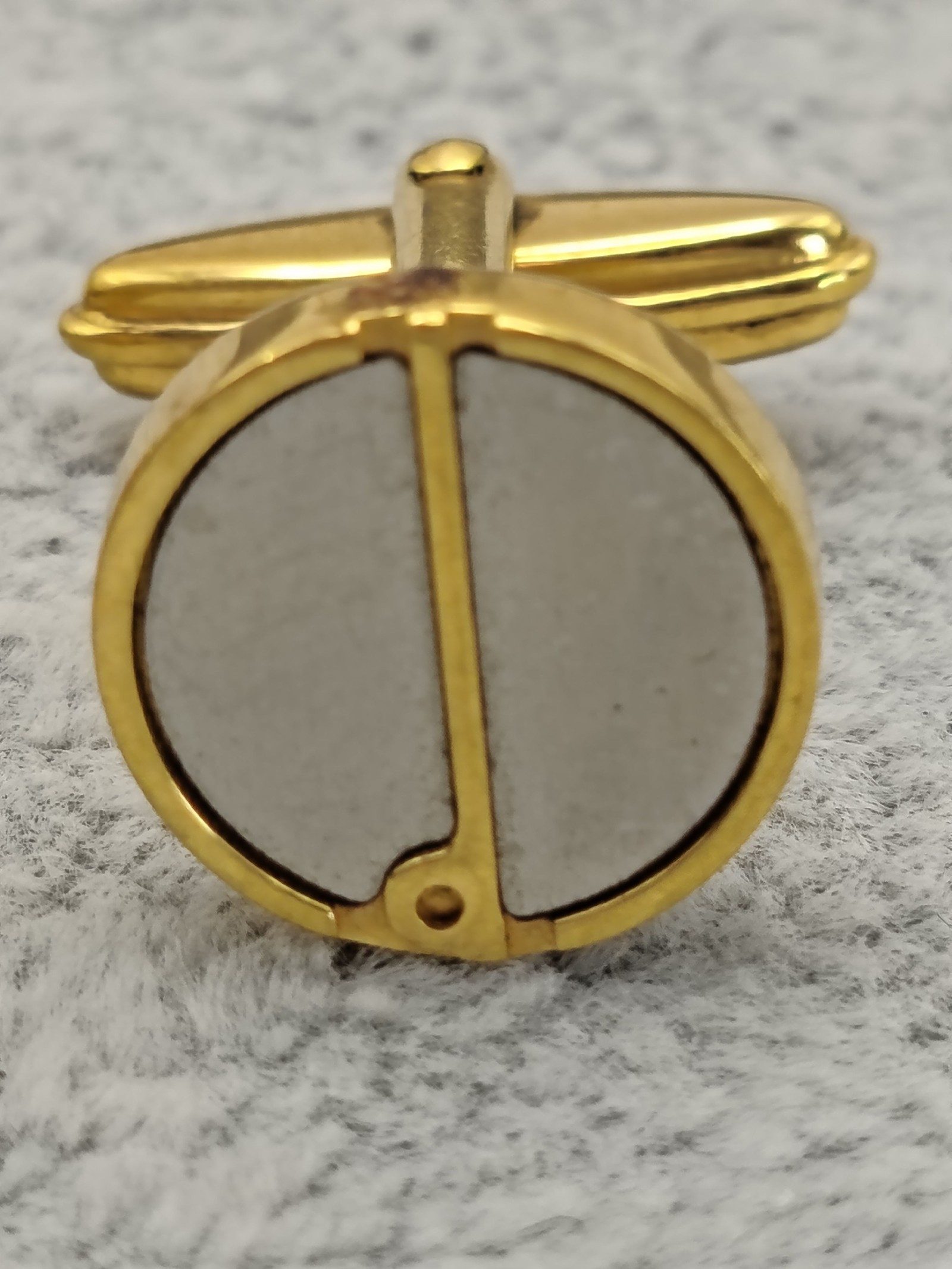 Dunhill Gold & Silver tone Round Cufflinks image 6