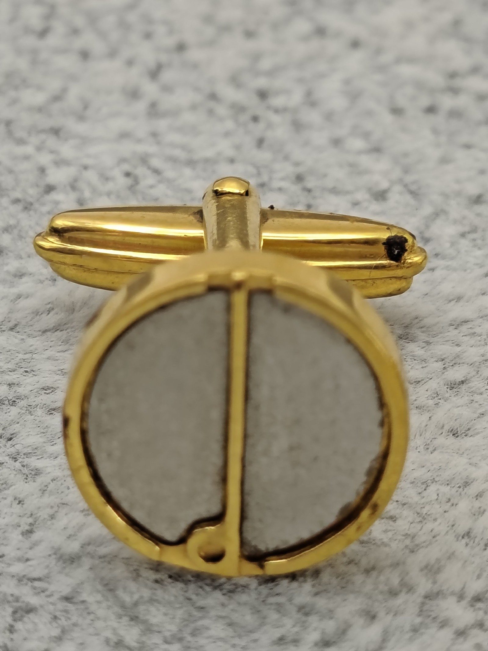 Dunhill Gold & Silver tone Round Cufflinks image 7