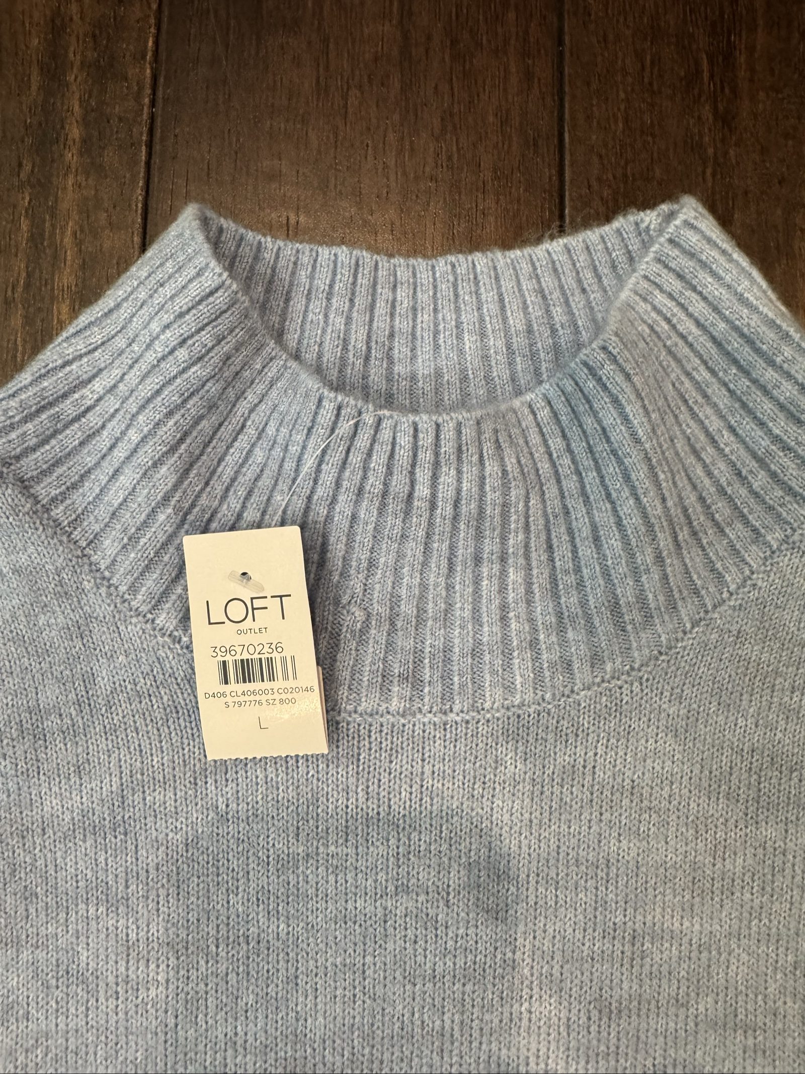 Draft Ready Women's LOFT Sweater - Light Blue - Large image 7