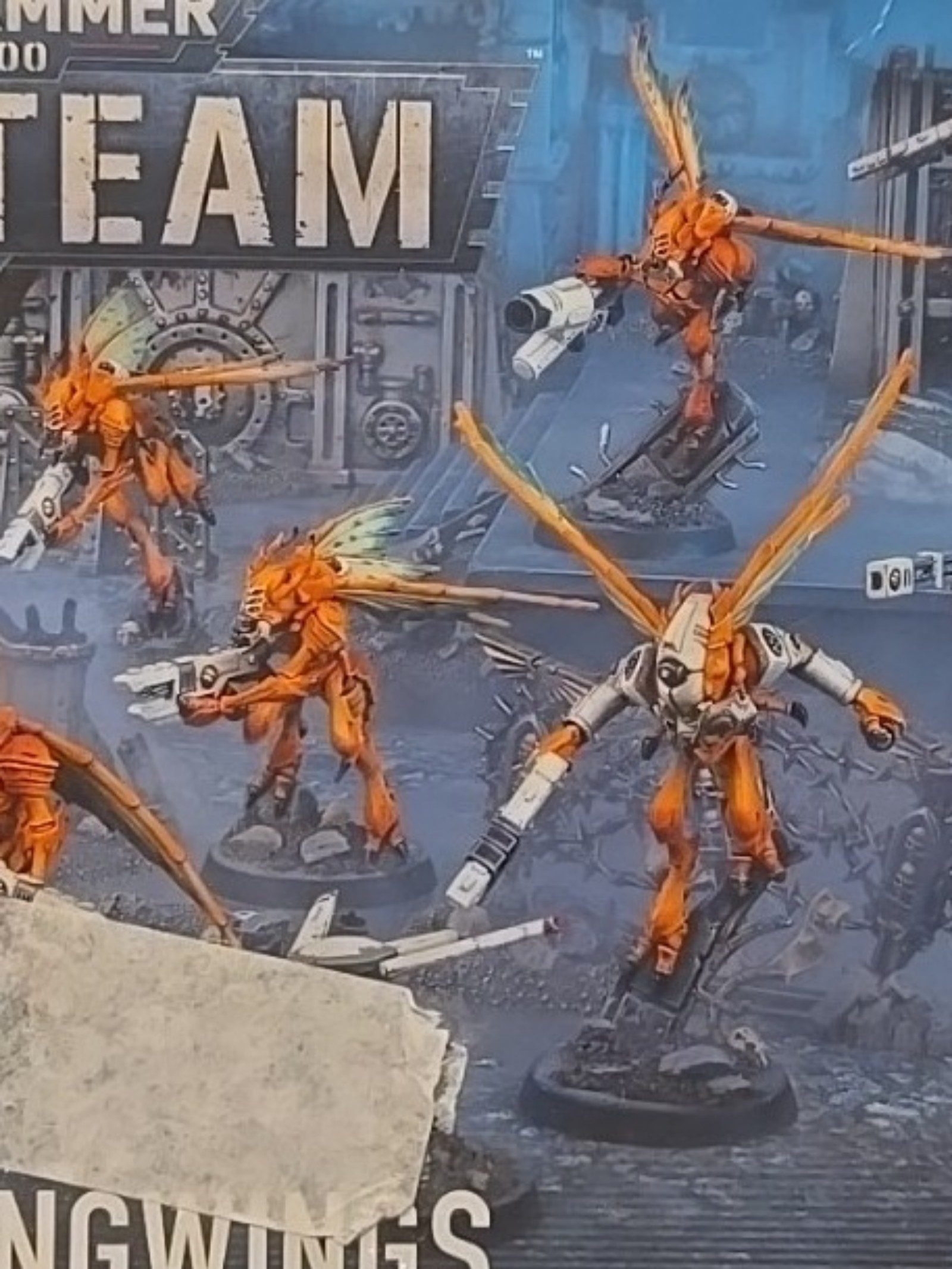 Games Workshop Warhammer Kill Team Tau Empire Vespid Stingwings New