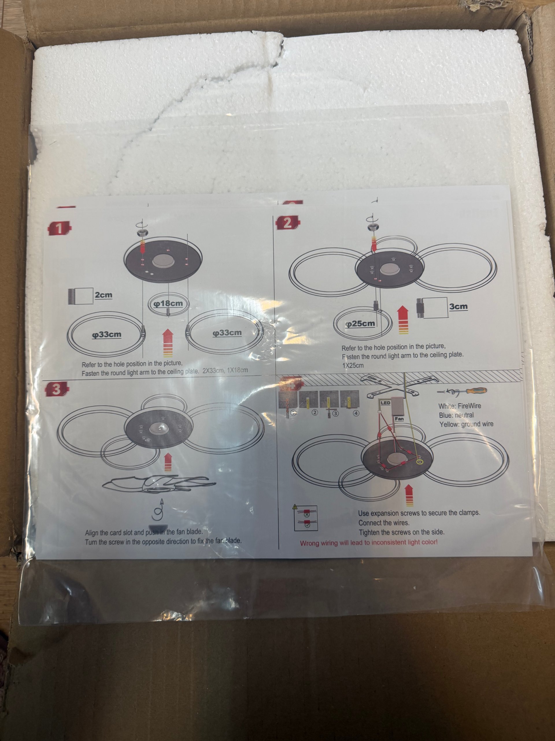 Nieuw! Moderne LED Plafondlamp met Ventilator – Afstandsbediening & App image 3