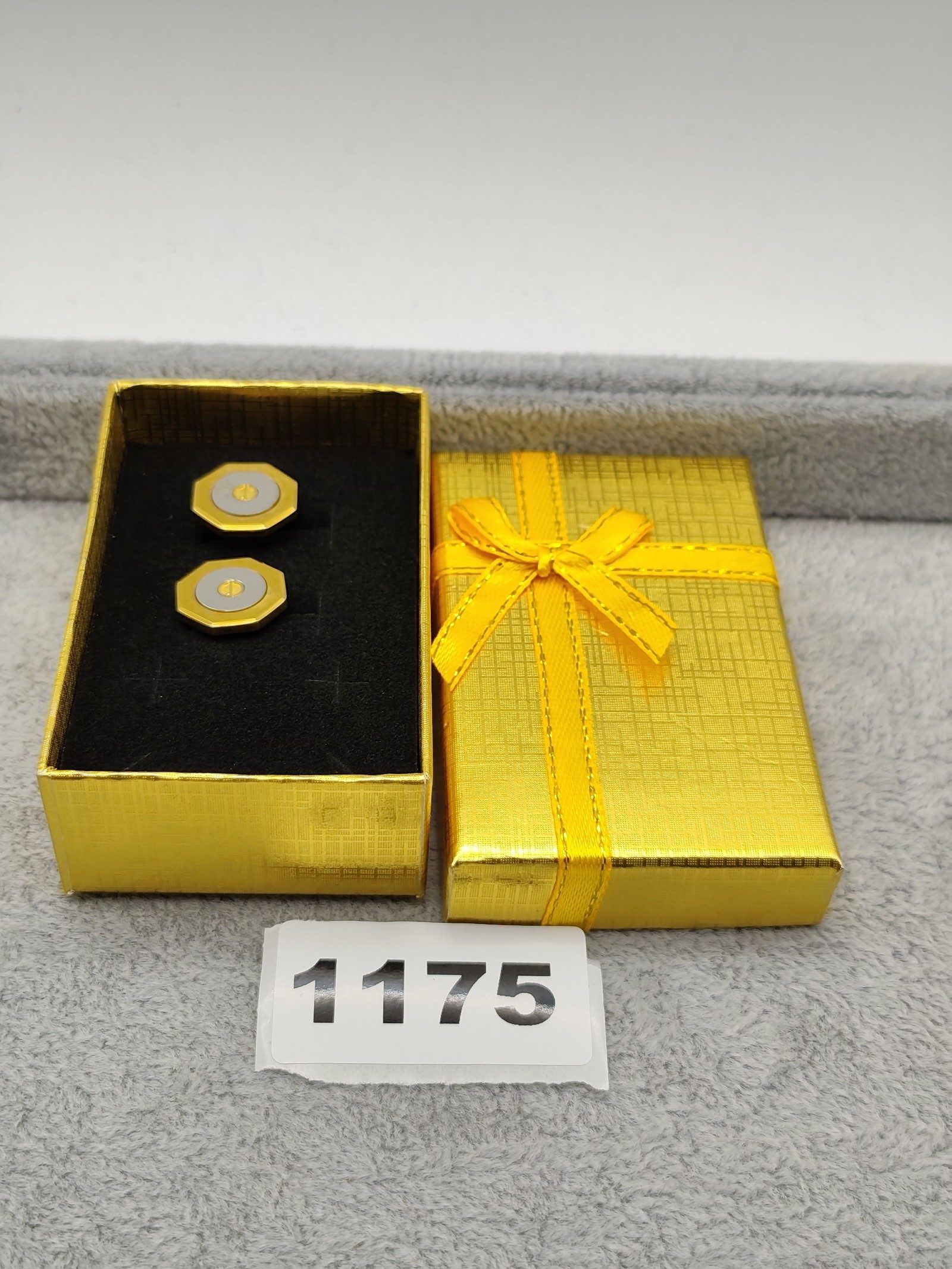 Dunhill Gold & Silver Octagonal Cufflinks