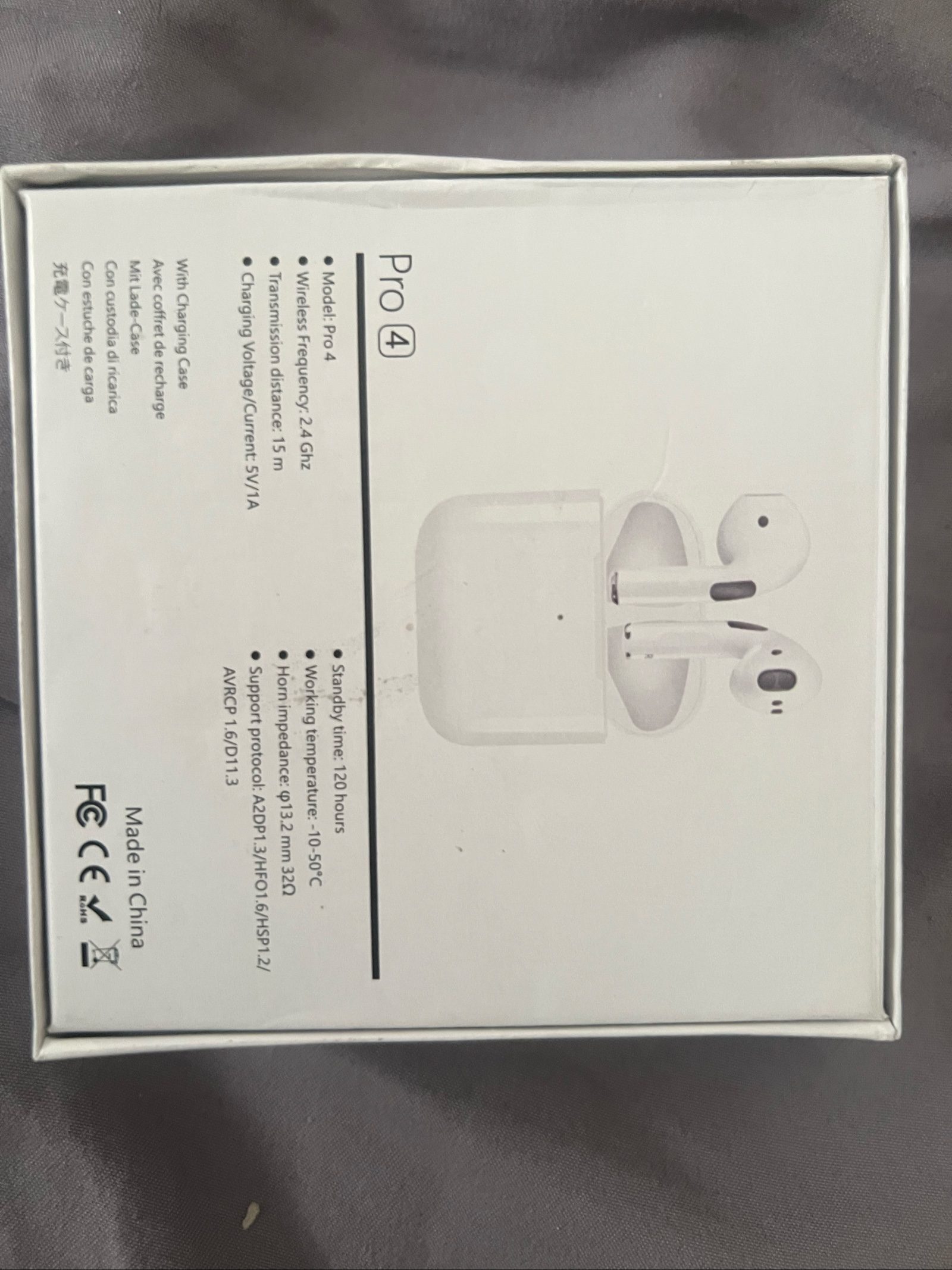 Pro 4 White True Wireless Stereo Earbuds image 3