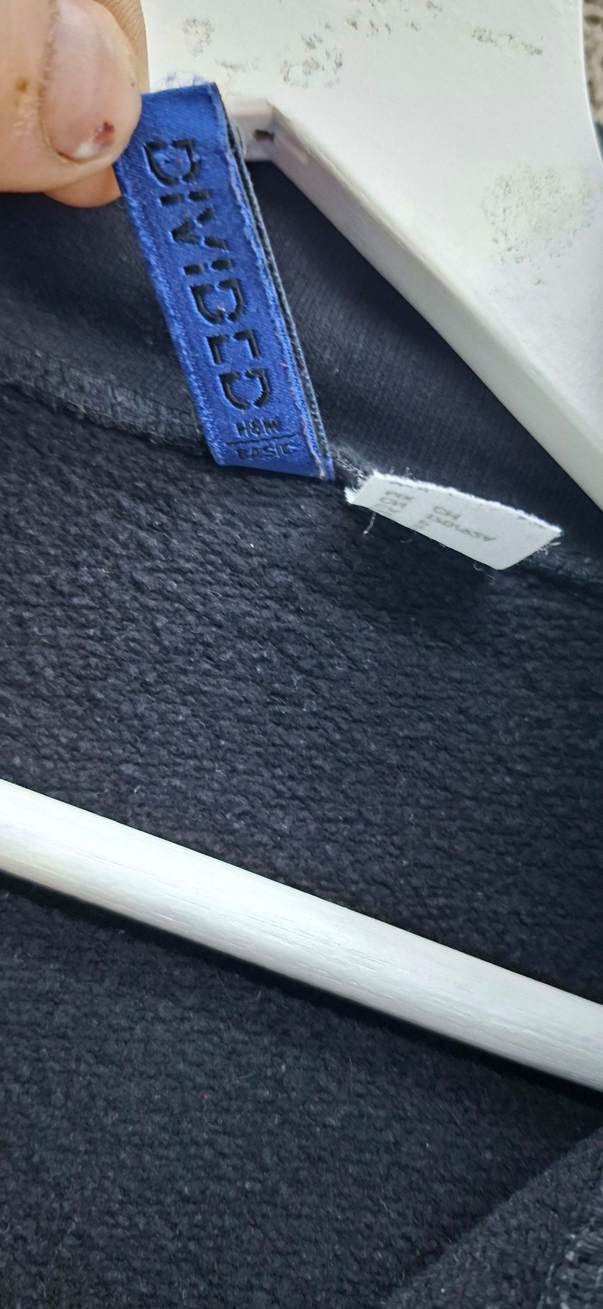 H&M Black Half Zip Sweatshirt Small image 4
