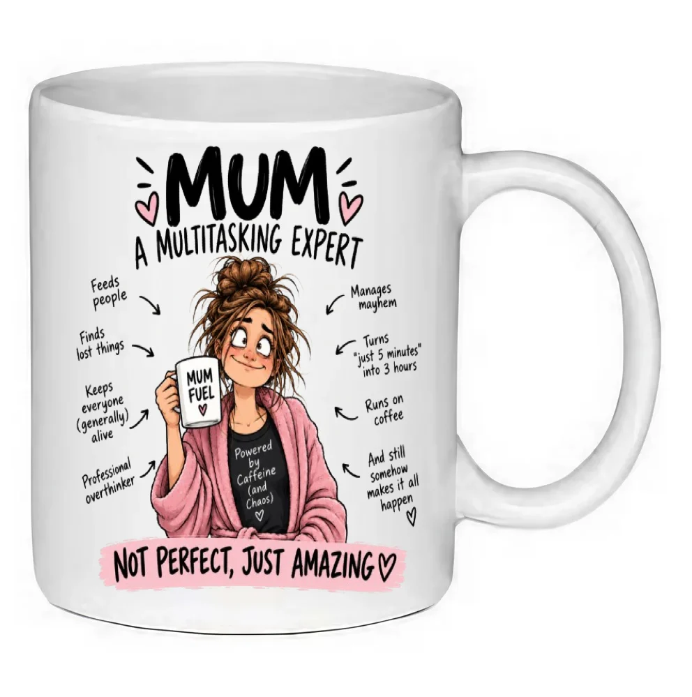 11oz Printed Funny Coffee Tea Ceramic Mug - BC26-24 image 2