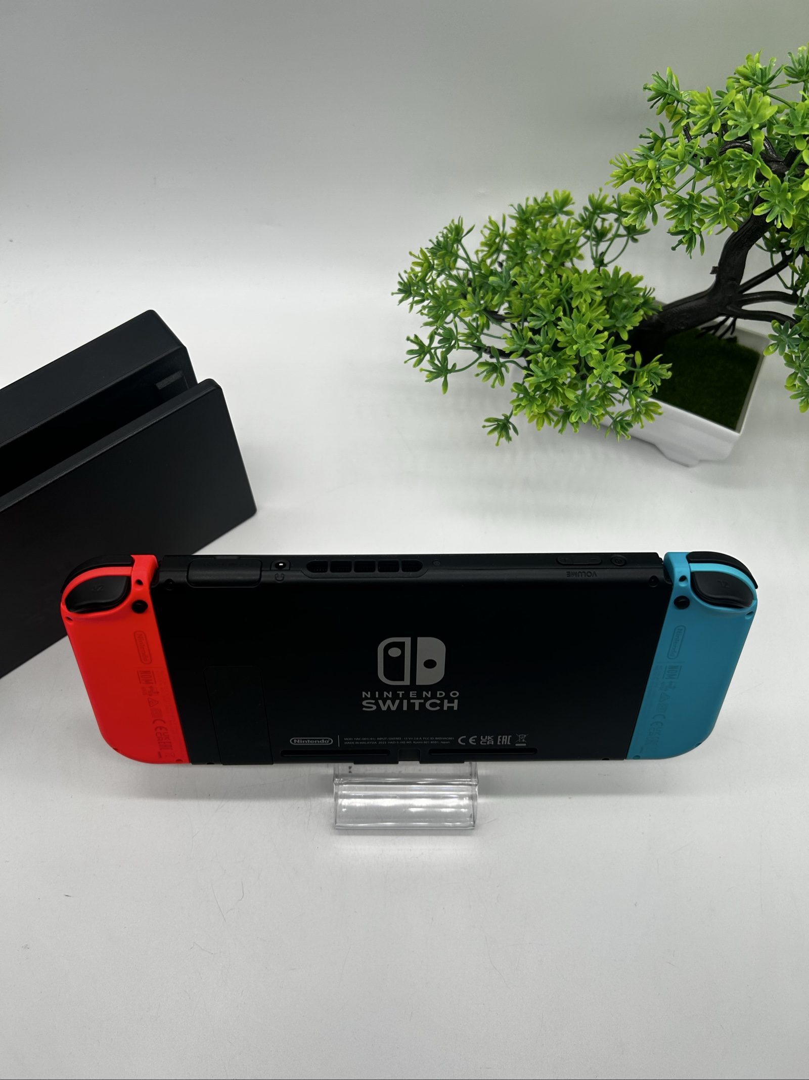 Nintendo Switch V2 Blu Rossa + Dock, Caricatore, HDMI, Laccetti e Volante image 6