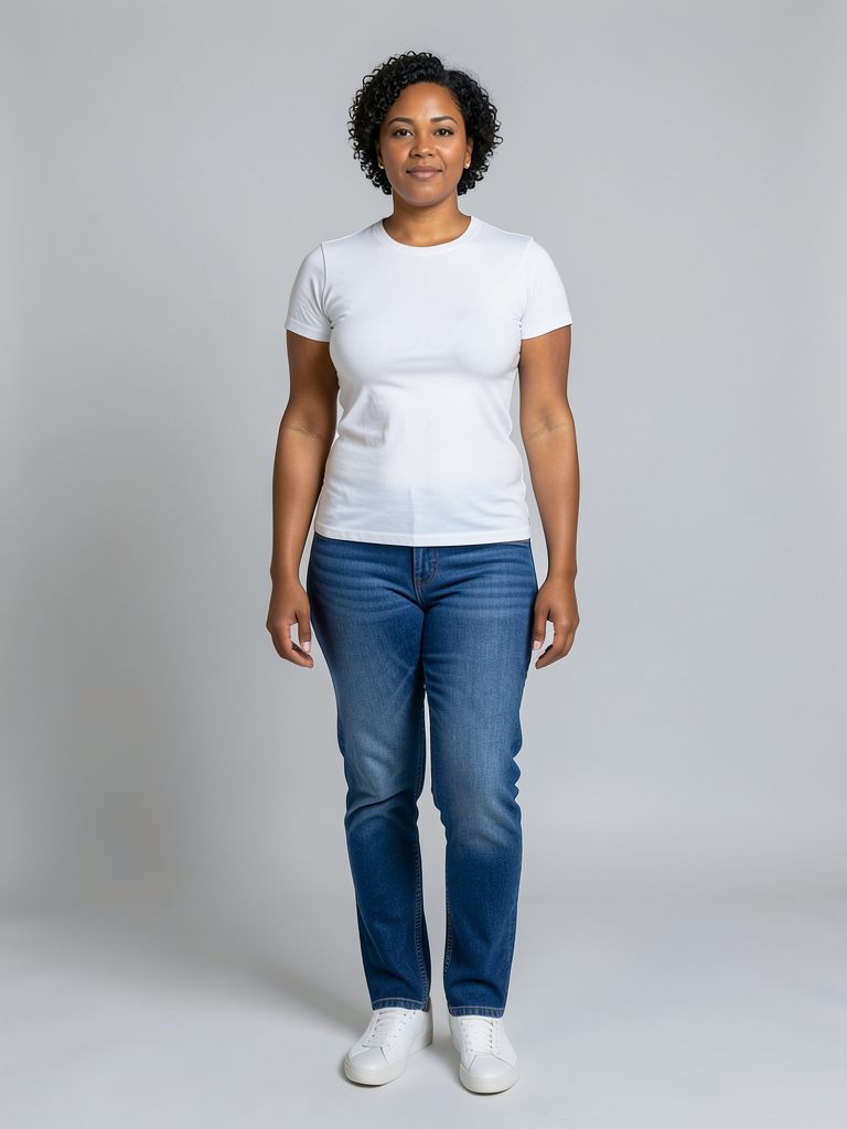 Generated model photo used as a visual reference