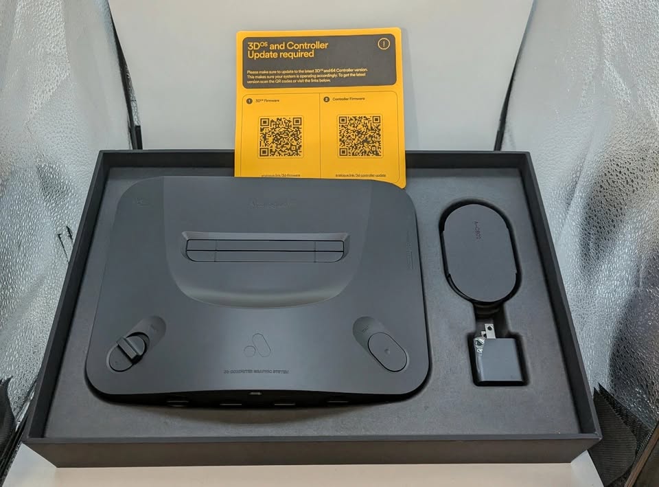Analogue 3D FPGA 4K Retro Console – Open Box, Complete – For Nintendo 64 Cartridges (A)