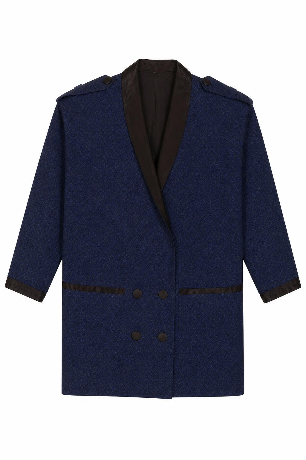 Brocade blazer, after smoothing
