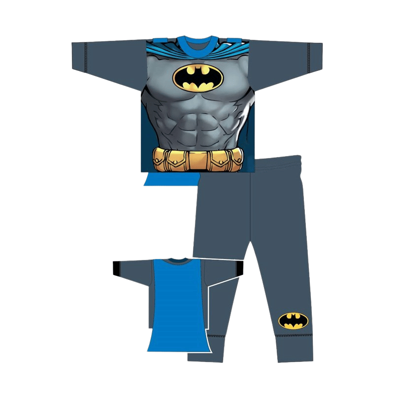 Official Batman Boys Novelty Pyjamas - Wholesale 00s from A&K Hosiery, United Kingdom