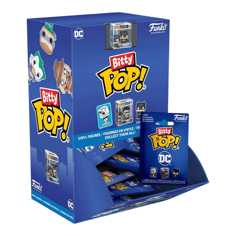 Official Funko Bitty POP! DC Comics - Mystery Bag - Wholesale 00s from A&K Hosiery, United Kingdom