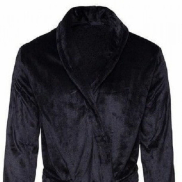 Black Bathrobe Unisex Super Soft And Fluffy Microfibre - Wholesale boutique from All White Linens Ltd., United Kingdom