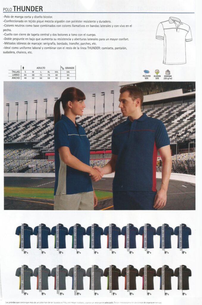 Polo Thunder - Wholesale mens from Amadeo Payà, Spain