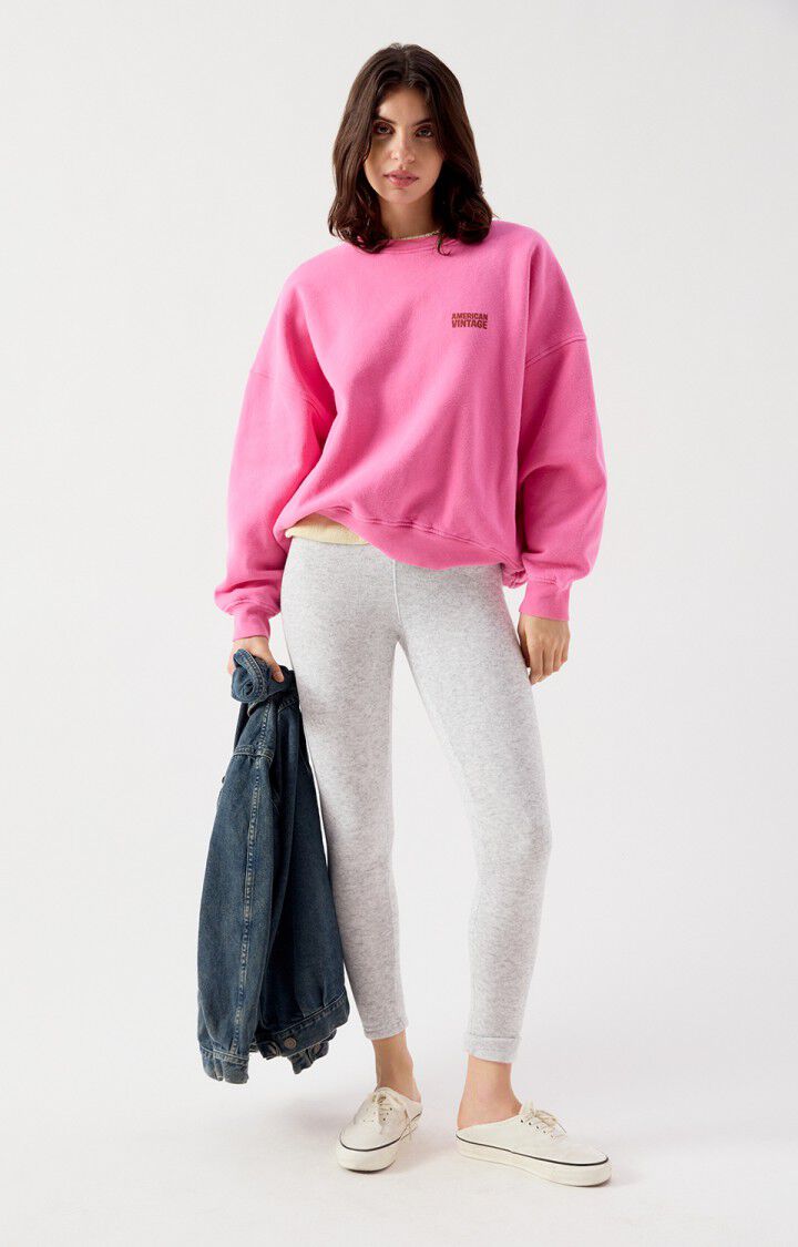 Sweat femme Plizzy - PETUNIA VINTAGE - Rose - Wholesale boho from American Vintage, France