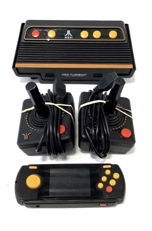 Atari Flashback Classic Game Console Lot 2 Controllers Portable Handheld - Wholesale budget from America’s Thrift Supply, United States