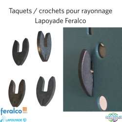 Crochets taquets pour étagère - Wholesale budget from Aquitaine Occasions, France