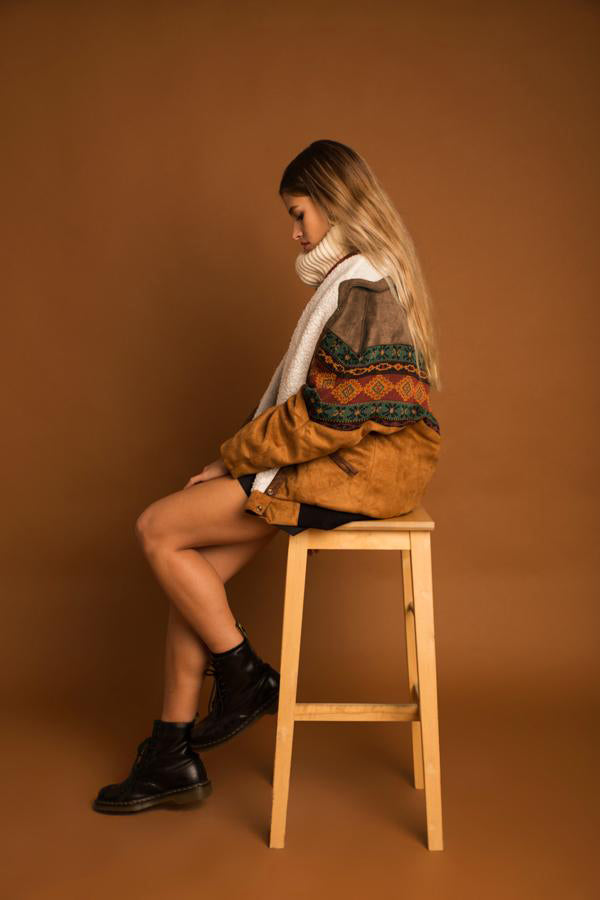 Abrigo Navajo Dakota Brown Vegan - Wholesale 80s from Arizona Vintage, Spain
