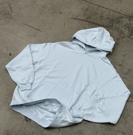 FADEOUT BABY BLUE HOODIE – 430 GSM - Wholesale boutique from ASBX STORE, Portugal