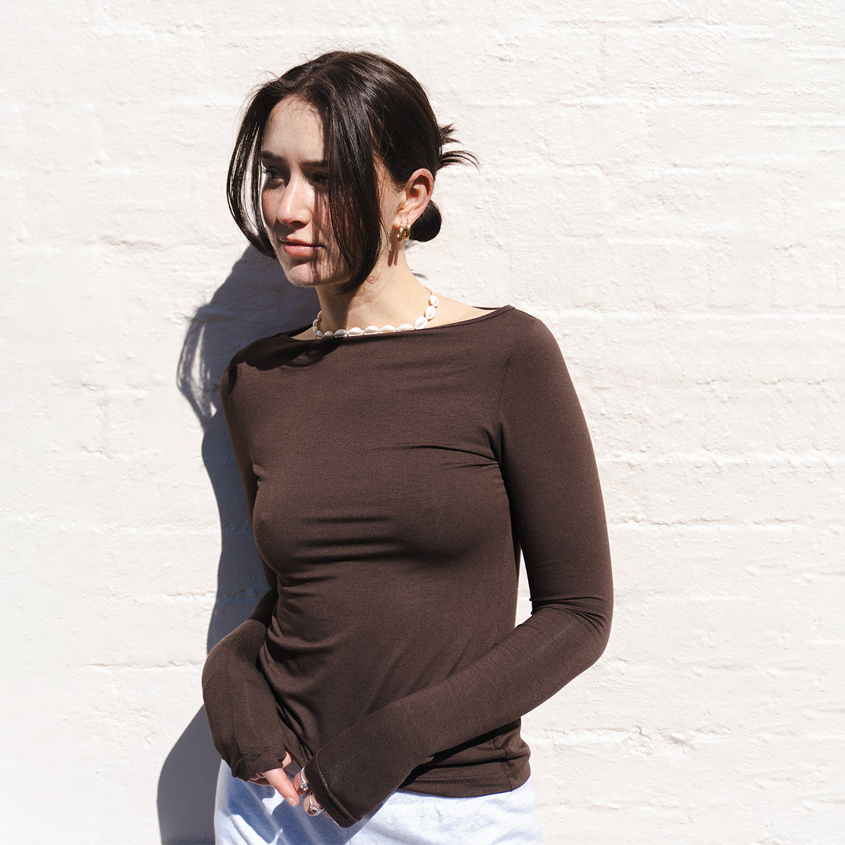 Bamboo Boatneck Longsleeve - Wholesale casual from Australian Stitch, Australia