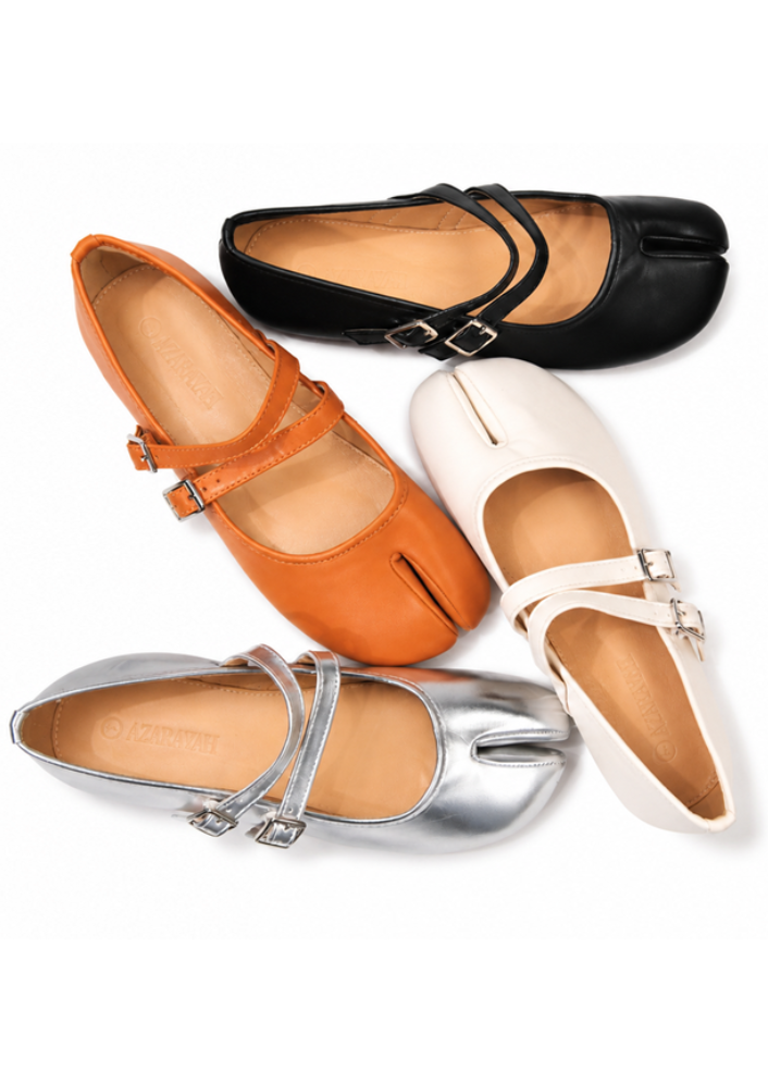 CAKE | Maryjane Split Tabi Toe Flats - Wholesale designer from Azarayah, United States