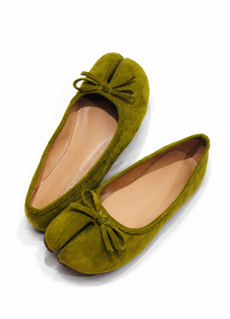 Koko | Velvet Tabi Split Toe Flats - Wholesale designer from Azarayah, United States