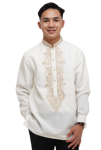 Modern Premium Barong Tagalog with Lining - Alex - JS122 - Wholesale casual from Barong World, United States
