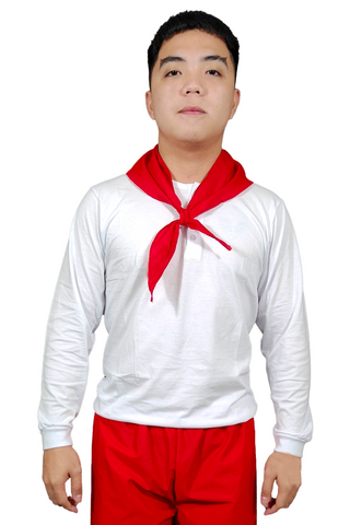 Traditional Filipino Katipunero Long sleeve Costume Set - Bonifacio - JB007 - Wholesale casual from Barong World, United States