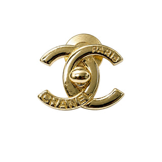 Chanel Paris CC Gold-Tone Brooch - Wholesale boho from Bella Ling, United Kingdom