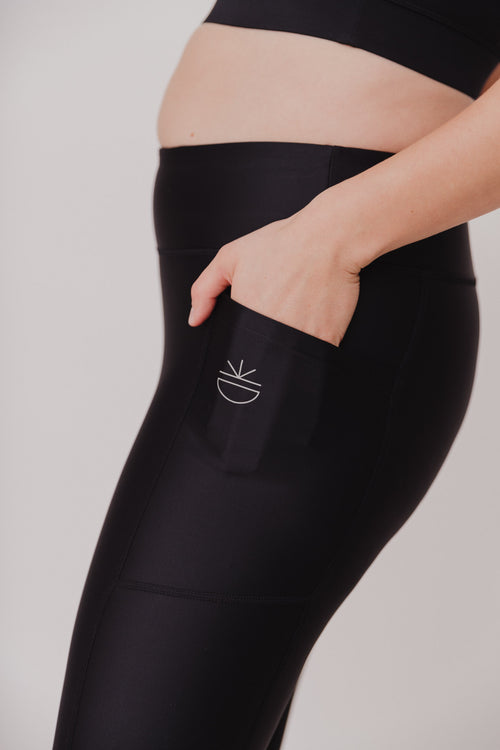 Fit for Future Leggings | Jet Black - Wholesale boho from Besonnen, Germany