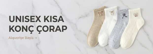Kısa Konç Çorap - Wholesale casual from BGK, 