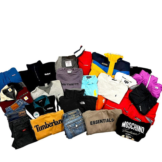 BRANDED MIX 15KG BOX - Wholesale casual from Boom Vintage Wholesale, United Kingdom