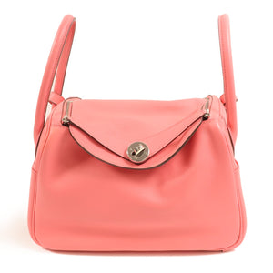 HERMES PHW Lindy 26 2 Way Shoulder Bag Evercolor Leather Rose Azalee - Wholesale accessories from BRAND-OFF Online Buying Club, Japan