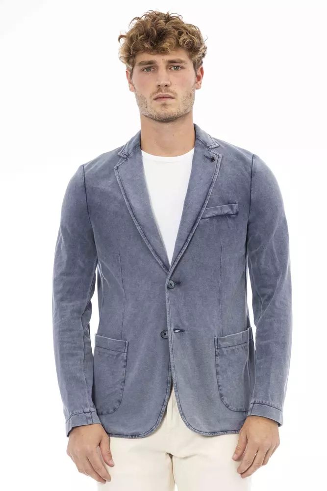 Blue Cotton Blazer - Wholesale designer from BrandsGateway, Spain