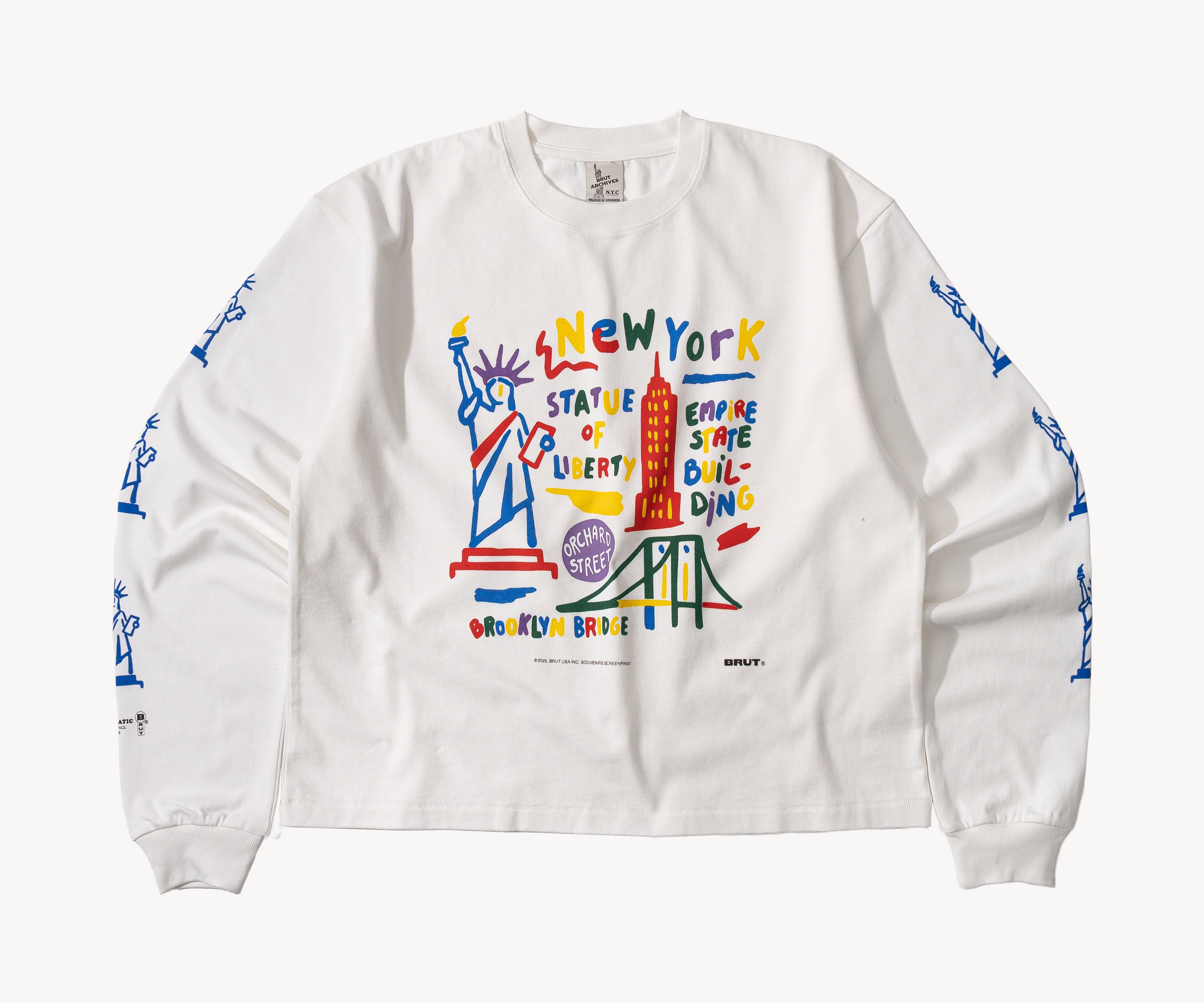 The New-York Souvenirs Tee - Wholesale designer from BRUT Clothing, France